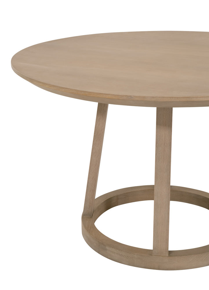 Essentials For Living - Bella Antique Reeves 48" Round Dining Table - 8010.SGRY-OAK view 5