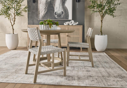 Essentials For Living - Bella Antique Reeves 48" Round Dining Table - 8010.SGRY-OAK view 11