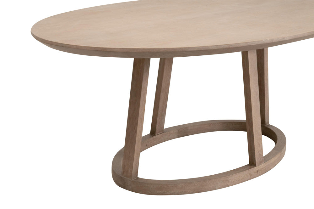Essentials For Living - Bella Antique Reeves Oval Dining Table - 8011.SGRY-OAK view 4