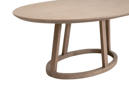 Essentials For Living - Bella Antique Reeves Oval Dining Table - 8011.SGRY-OAK view 4