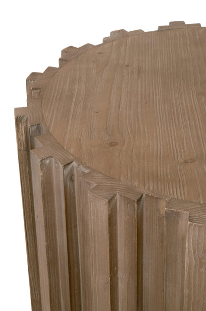 Essentials For Living - Bella Antique Roma End Table - 8105.SGRY-PNE view 5