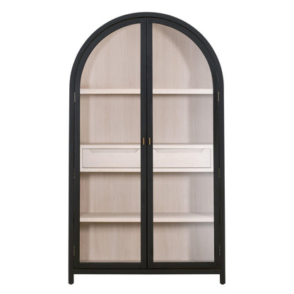 Essentials For Living - Bella Antique Toulouse Display Cabinet - 8110.BLK-BIR/NO view 1