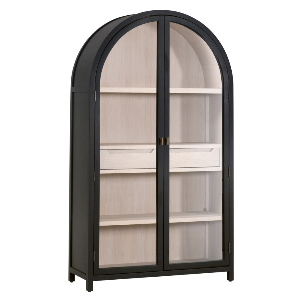 Essentials For Living - Bella Antique Toulouse Display Cabinet - 8110.BLK-BIR/NO view 5