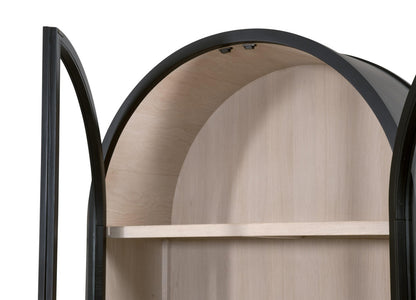 Essentials For Living - Bella Antique Toulouse Display Cabinet - 8110.BLK-BIR/NO view 12