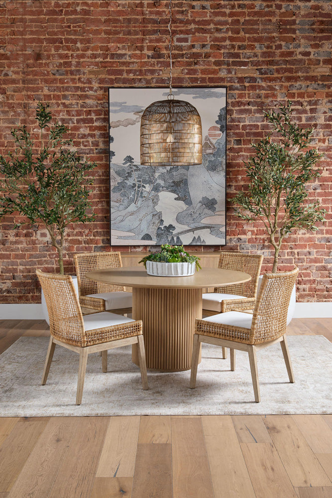 Essentials For Living - Bronze Bay Belfast 54" Round Dining Table - 5275.NAT-OAK view 9