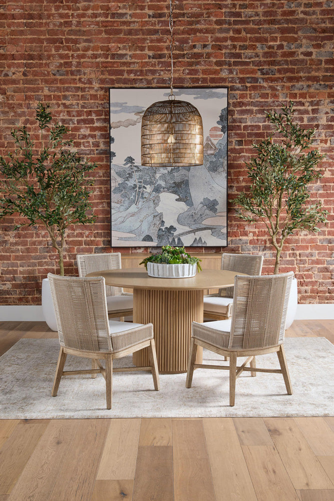 Essentials For Living - Bronze Bay Belfast 54" Round Dining Table - 5275.NAT-OAK view 10