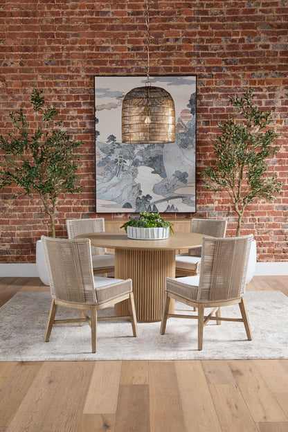 Essentials For Living - Bronze Bay Belfast 54" Round Dining Table - 5275.NAT-OAK view 10