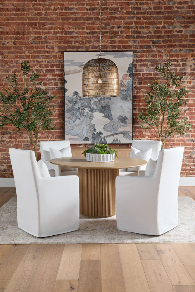 Essentials For Living - Bronze Bay Belfast 54" Round Dining Table - 5275.NAT-OAK view 12