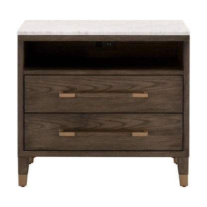 Essentials For Living - Bronze Bay Cambria 2-Drawer Nightstand - 5250.DB-OAK/BIA view 1