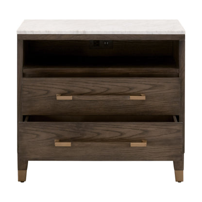 Essentials For Living - Bronze Bay Cambria 2-Drawer Nightstand - 5250.DB-OAK/BIA view 2