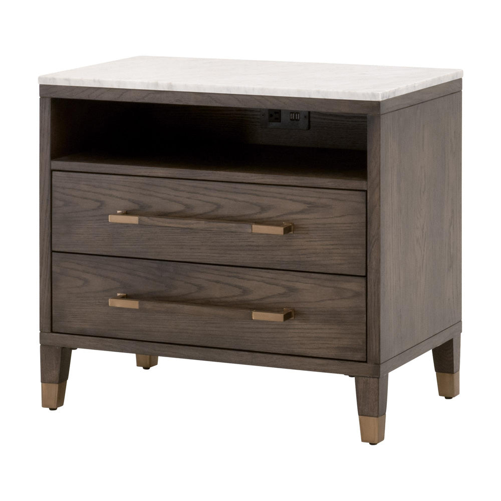 Essentials For Living - Bronze Bay Cambria 2-Drawer Nightstand - 5250.DB-OAK/BIA view 3