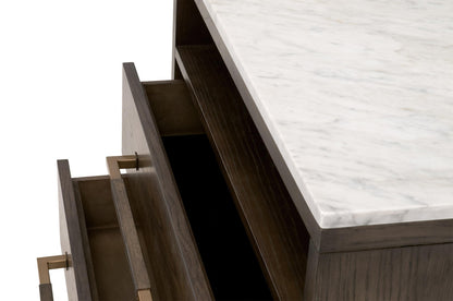 Essentials For Living - Bronze Bay Cambria 2-Drawer Nightstand - 5250.DB-OAK/BIA view 6
