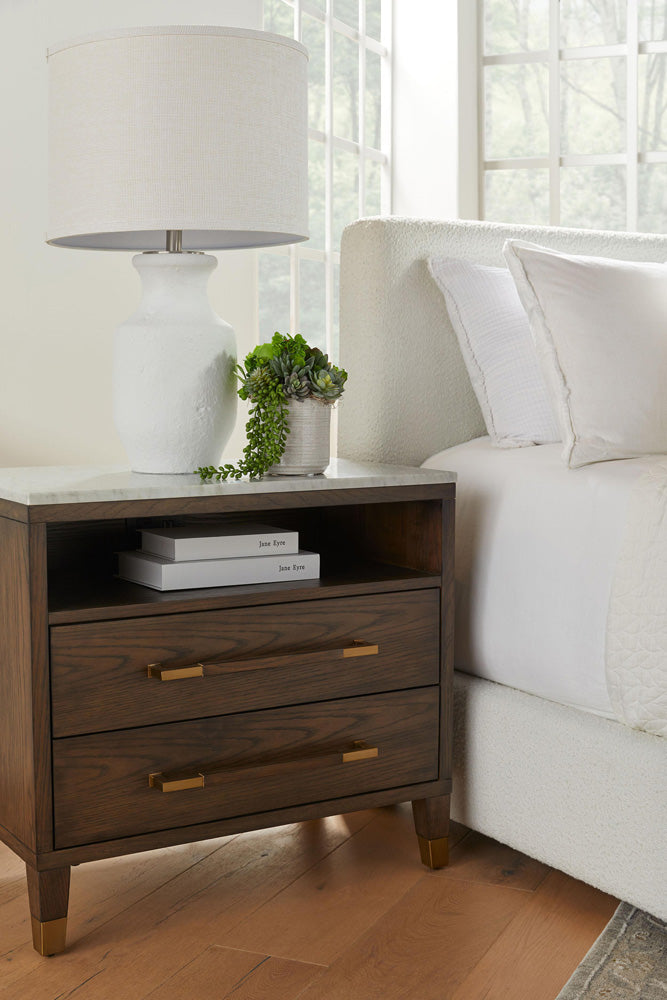Essentials For Living - Bronze Bay Cambria 2-Drawer Nightstand - 5250.DB-OAK/BIA view 7