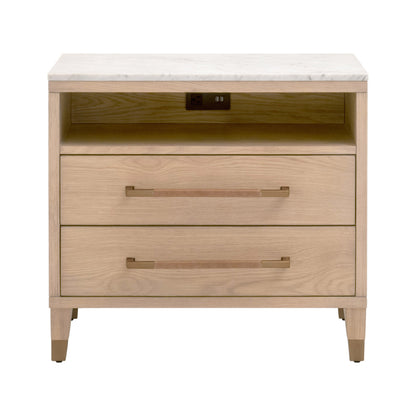 Essentials For Living - Bronze Bay Cambria 2-Drawer Nightstand - 5250.NAT-OAK/BIA view 1