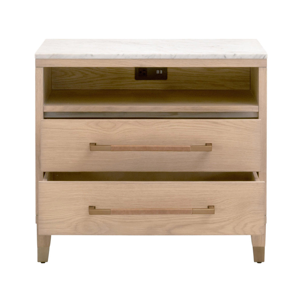 Essentials For Living - Bronze Bay Cambria 2-Drawer Nightstand - 5250.NAT-OAK/BIA view 2