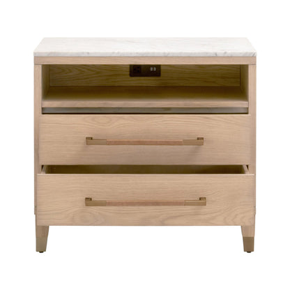 Essentials For Living - Bronze Bay Cambria 2-Drawer Nightstand - 5250.NAT-OAK/BIA view 2