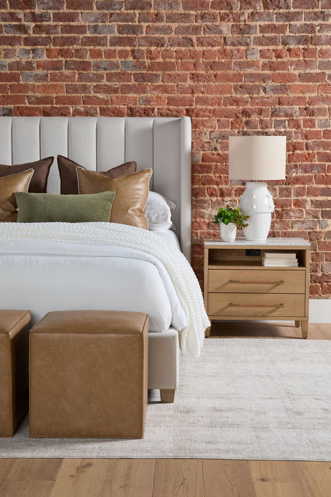 Essentials For Living - Bronze Bay Cambria 2-Drawer Nightstand - 5250.NAT-OAK/BIA view 9