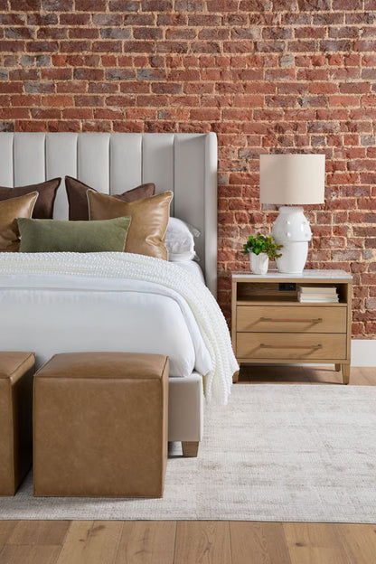 Essentials For Living - Bronze Bay Cambria 2-Drawer Nightstand - 5250.NAT-OAK/BIA view 9