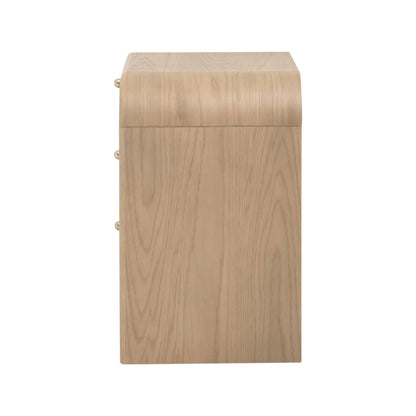 Essentials For Living - Bronze Bay Cannes 3-Drawer Nightstand - 5280.NAT-OAK view 5