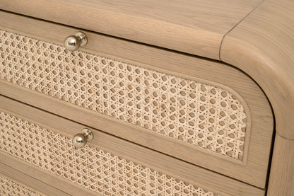 Essentials For Living - Bronze Bay Cannes 3-Drawer Nightstand - 5280.NAT-OAK view 6