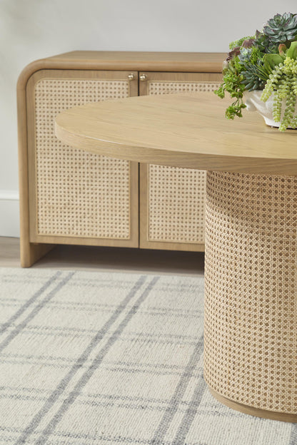Essentials For Living - Bronze Bay Cannes 54" Round Dining Table - 5277.NAT-OAK view 5