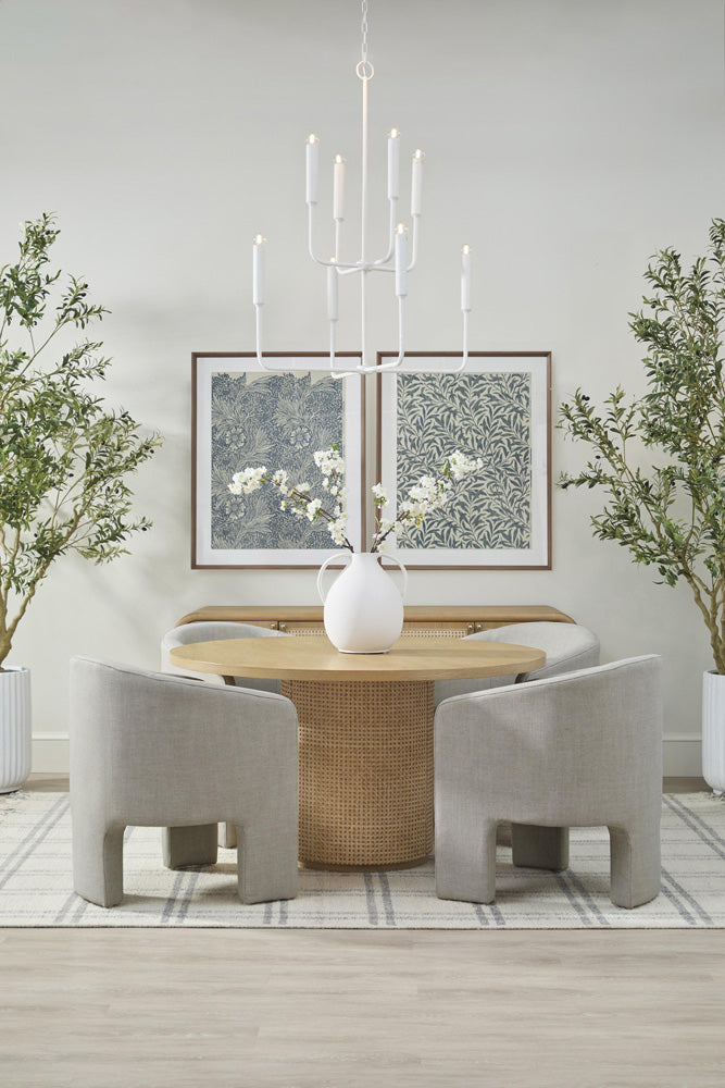 Essentials For Living - Bronze Bay Cannes 54" Round Dining Table - 5277.NAT-OAK view 8