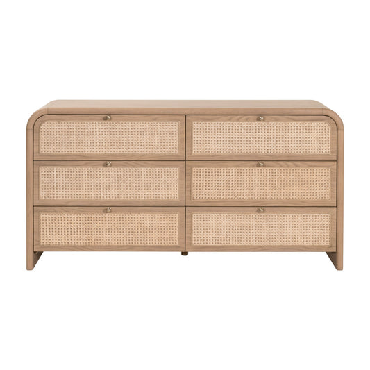 Essentials For Living - Bronze Bay Cannes 6-Drawer Double Dresser - 5282.NAT-OAK view 1