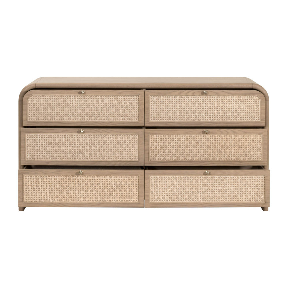 Essentials For Living - Bronze Bay Cannes 6-Drawer Double Dresser - 5282.NAT-OAK view 2