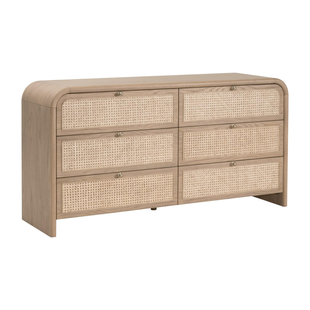 Essentials For Living - Bronze Bay Cannes 6-Drawer Double Dresser - 5282.NAT-OAK view 3
