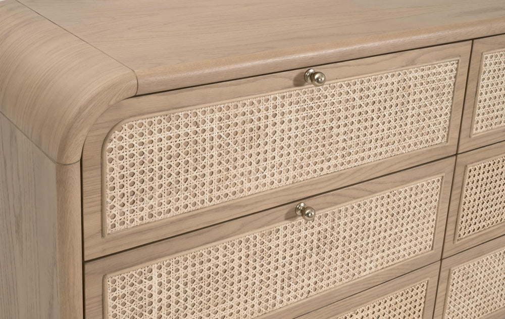 Essentials For Living - Bronze Bay Cannes 6-Drawer Double Dresser - 5282.NAT-OAK view 6