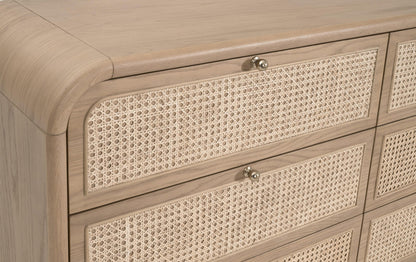 Essentials For Living - Bronze Bay Cannes 6-Drawer Double Dresser - 5282.NAT-OAK view 6