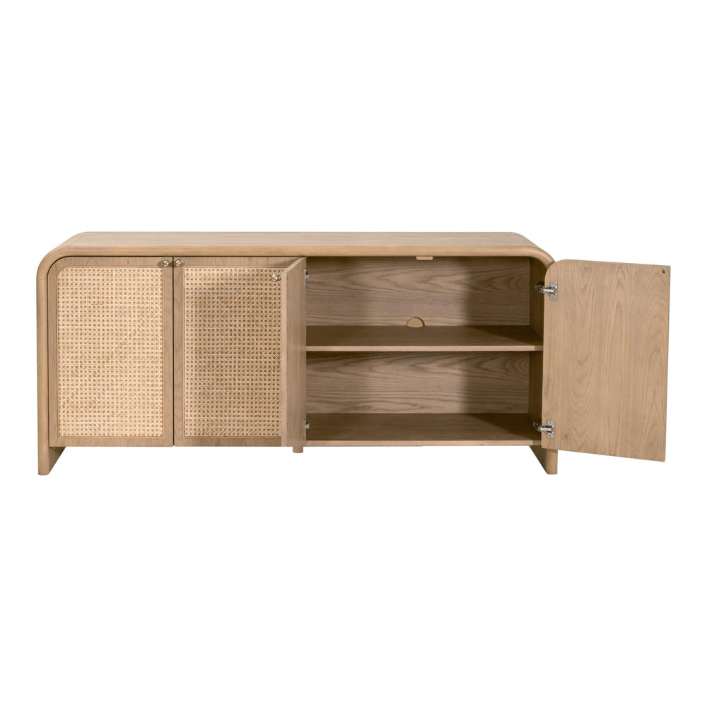 Essentials For Living - Bronze Bay Cannes Media Sideboard - 5278.NAT-OAK view 3