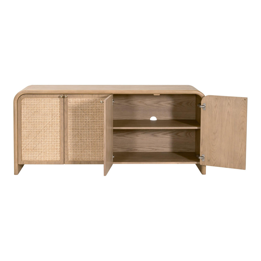 Essentials For Living - Bronze Bay Cannes Media Sideboard - 5278.NAT-OAK view 4