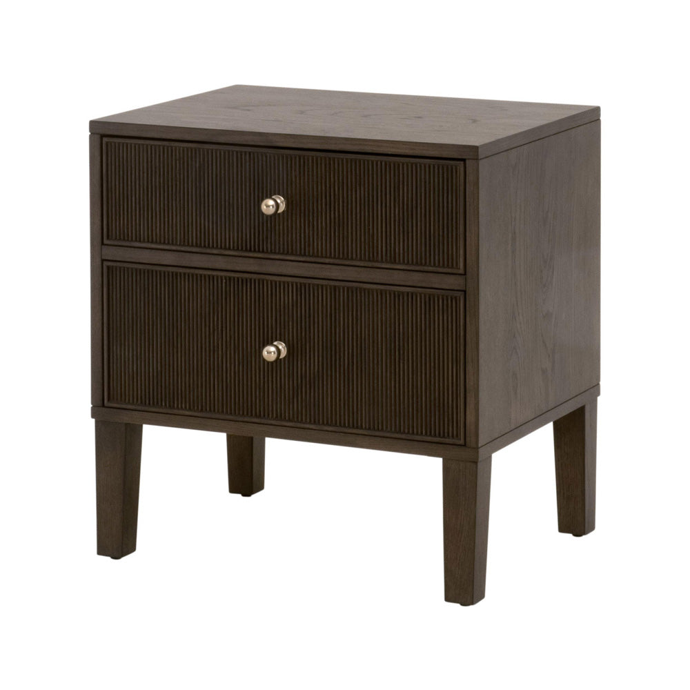 Essentials For Living - Bronze Bay Highland 2-Drawer Nightstand - 5256.DB-OAK view 3