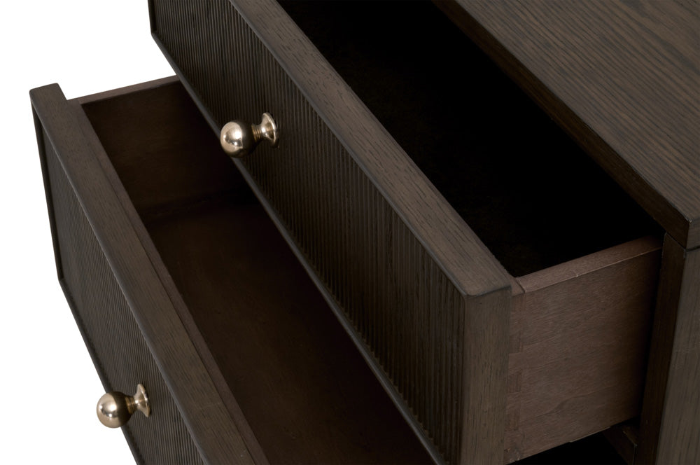 Essentials For Living - Bronze Bay Highland 2-Drawer Nightstand - 5256.DB-OAK view 5