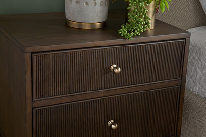 Essentials For Living - Bronze Bay Highland 2-Drawer Nightstand - 5256.DB-OAK view 7