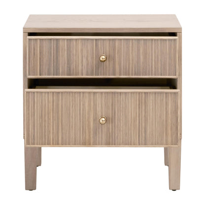 Essentials For Living - Bronze Bay Highland 2-Drawer Nightstand - 5256.NAT-OAK view 2