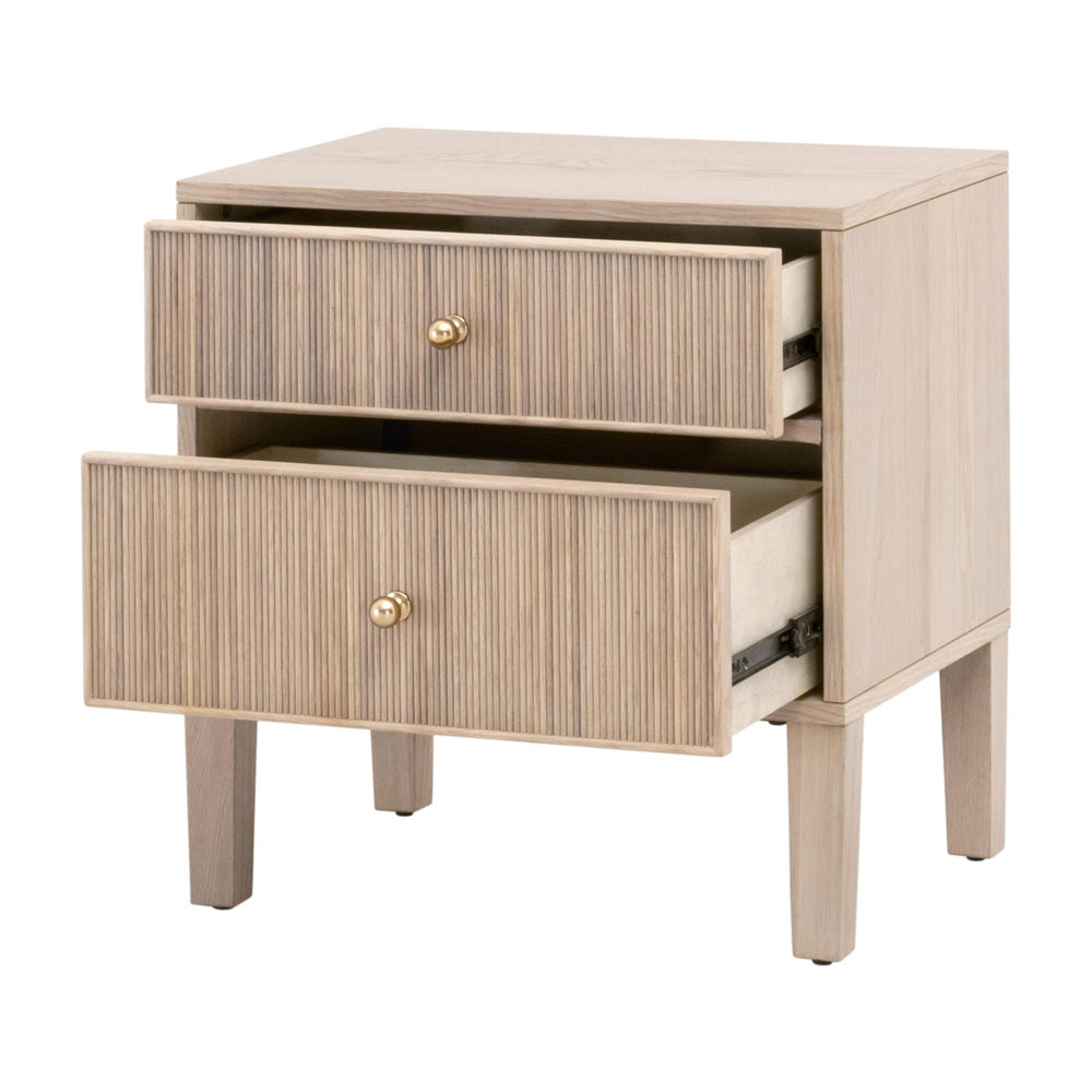 Essentials For Living - Bronze Bay Highland 2-Drawer Nightstand - 5256.NAT-OAK view 4