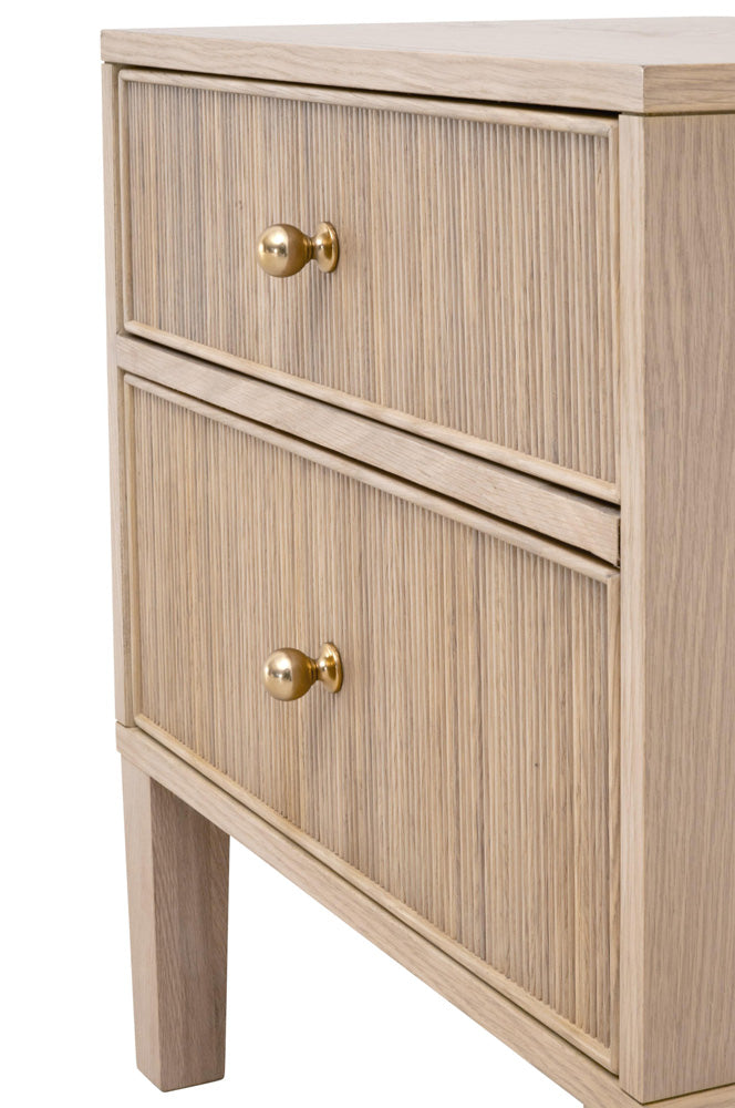 Essentials For Living - Bronze Bay Highland 2-Drawer Nightstand - 5256.NAT-OAK view 8