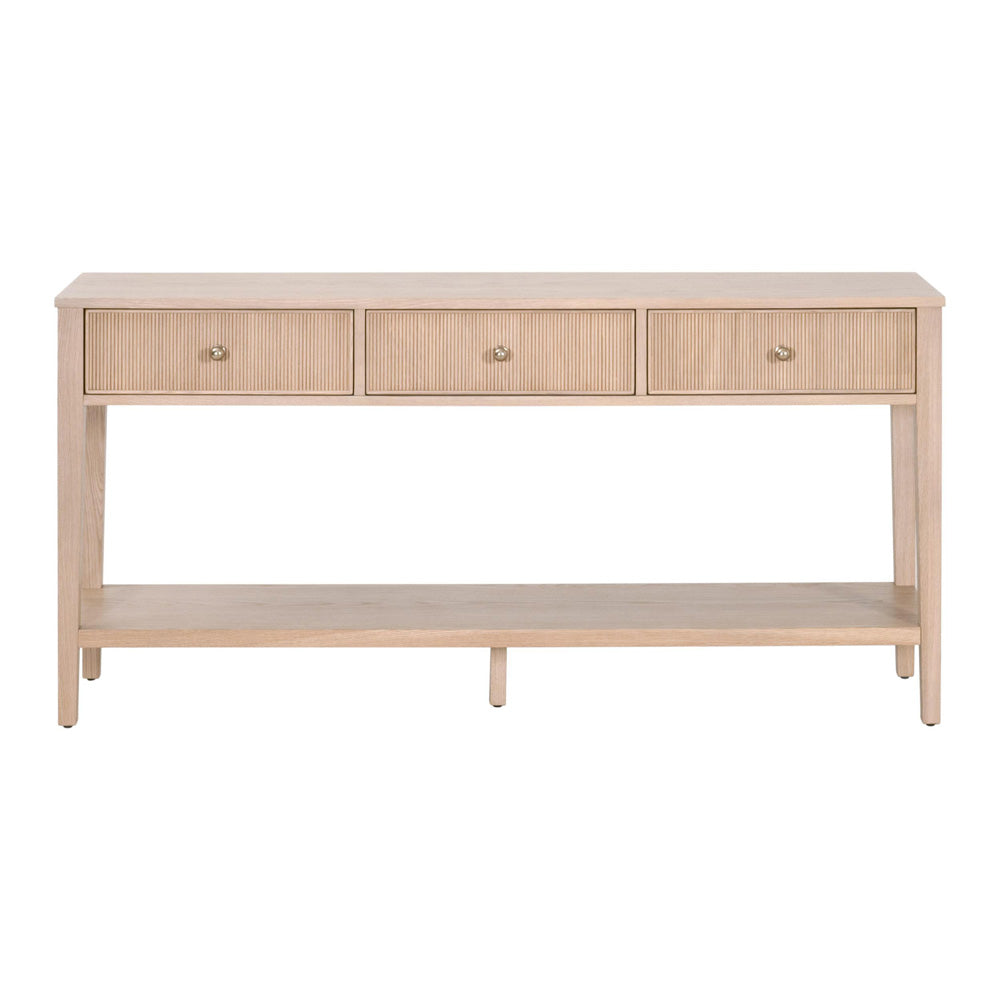 Essentials For Living - Bronze Bay Highland 3-Drawer Console Table - 5268.NAT-OAK view 1