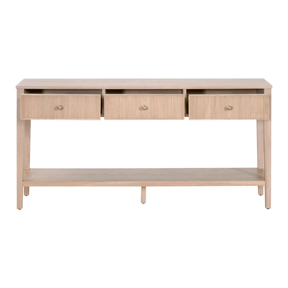 Essentials For Living - Bronze Bay Highland 3-Drawer Console Table - 5268.NAT-OAK view 2