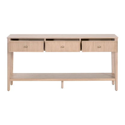 Essentials For Living - Bronze Bay Highland 3-Drawer Console Table - 5268.NAT-OAK view 2