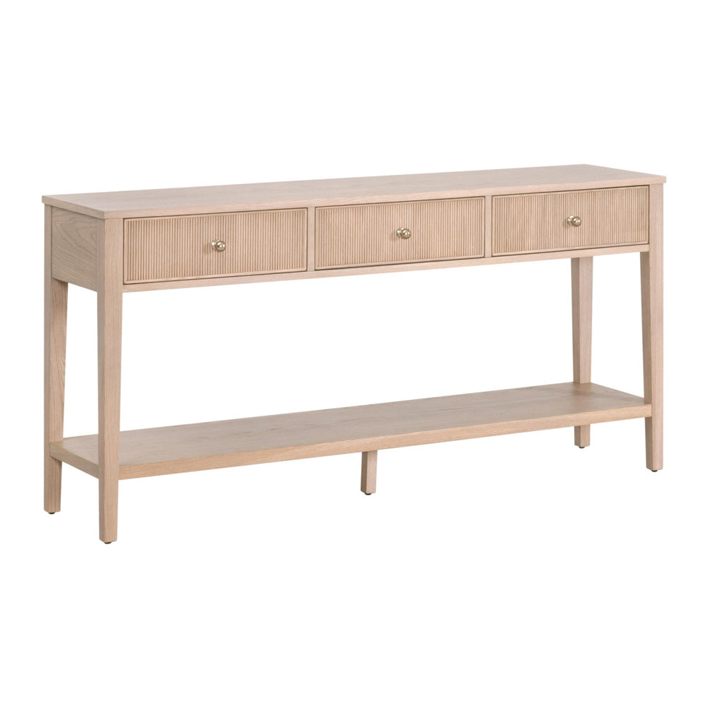 Essentials For Living - Bronze Bay Highland 3-Drawer Console Table - 5268.NAT-OAK view 3