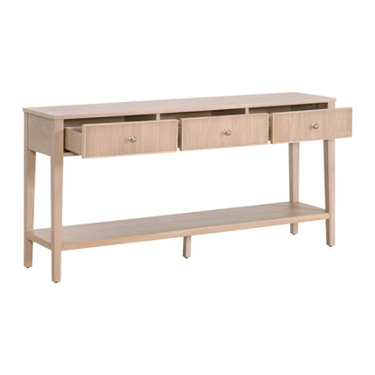Essentials For Living - Bronze Bay Highland 3-Drawer Console Table - 5268.NAT-OAK view 4