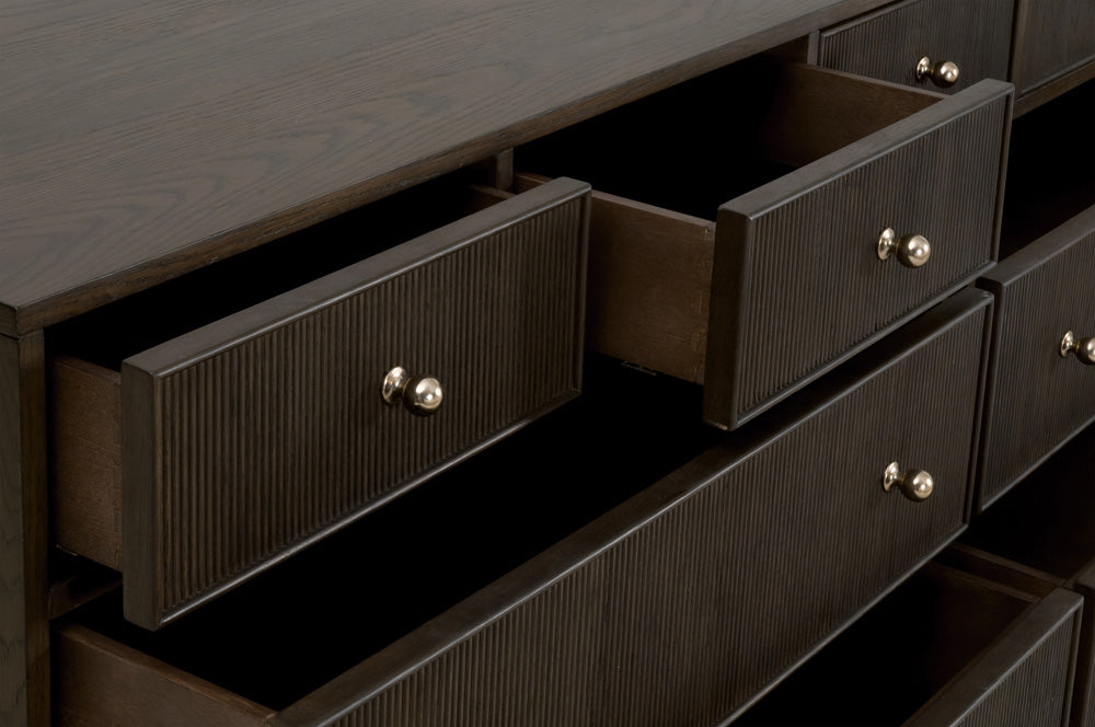 Essentials For Living - Bronze Bay Highland 8-Drawer Double Dresser - 5258.DB-OAK view 7