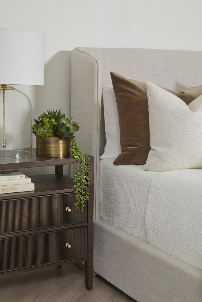 Essentials For Living - Bronze Bay Highland Open Shelf 2-Drawer Nightstand - 5257.DB-OAK view 11