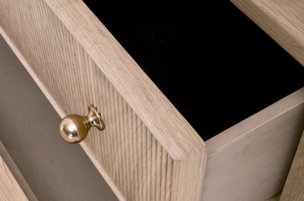 Essentials For Living - Bronze Bay Highland Open Shelf 2-Drawer Nightstand - 5257.NAT-OAK view 7