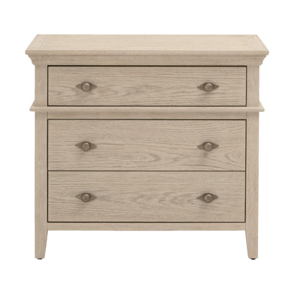 Essentials For Living - Bronze Bay Oxford 3-Drawer Nightstand - 5285.WW-OAK view 1