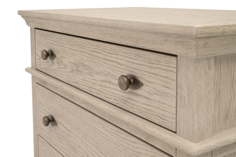 Essentials For Living - Bronze Bay Oxford 3-Drawer Nightstand - 5285.WW-OAK view 6