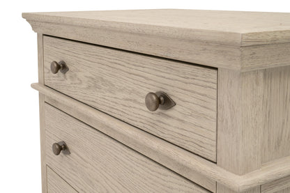 Essentials For Living - Bronze Bay Oxford 3-Drawer Nightstand - 5285.WW-OAK view 6